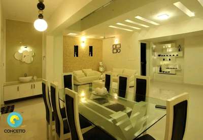 Dining, Furniture, Table, Lighting, Storage Designs by Architect Concetto Design Co, Malappuram | Kolo
