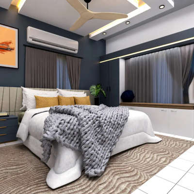 Ceiling, Furniture, Lighting, Storage, Bedroom Designs by 3D & CAD Rahul  M M, Alappuzha | Kolo