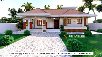 Exterior Designs by Architect ðŸ¦‹3D ARCHIC  DESIGNERS  ðŸ¦‹, Thiruvananthapuram | Kolo