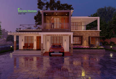 Exterior, Lighting Designs by Architect KERALA HOMES DESIGN and CONSULTANTS, Ernakulam | Kolo