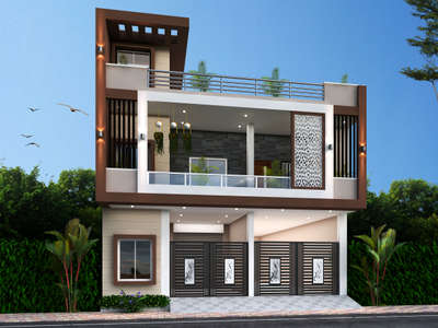 Exterior Designs by Architect shubham  gurjar, Indore | Kolo