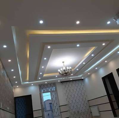 Ceiling, Lighting Designs by Contractor Ajay Kumar p o p, Udaipur | Kolo