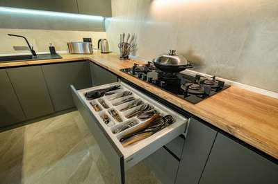Kitchen, Storage Designs by Interior Designer Shahid Ali, Delhi | Kolo