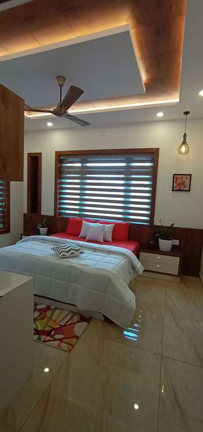 Bedroom, Furniture, Storage, Ceiling, Lighting, Window Designs by Interior Designer Abin  George, Wayanad | Kolo