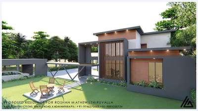 Outdoor Designs by Architect Amjo Antony, Ernakulam | Kolo