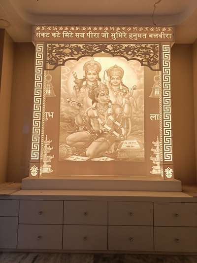 Prayer Room, Storage, Lighting Designs by Fabrication & Welding Vipin Choudhary, Delhi | Kolo