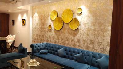 Living, Lighting, Wall, Furniture, Table Designs by Interior Designer Rajesh Kumar, Gurugram | Kolo