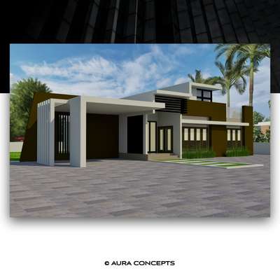 Exterior Designs by 3D & CAD Aura Concepts , Kasaragod | Kolo