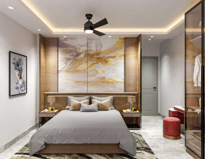 Furniture, Storage, Wall, Ceiling, Bedroom Designs by Interior Designer kunal  singh , Delhi | Kolo