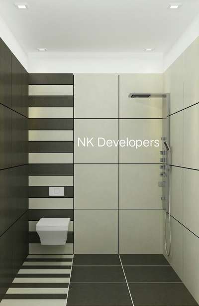 Bathroom, Wall, Flooring Designs by Contractor NK DEVELOPERS, Kannur | Kolo