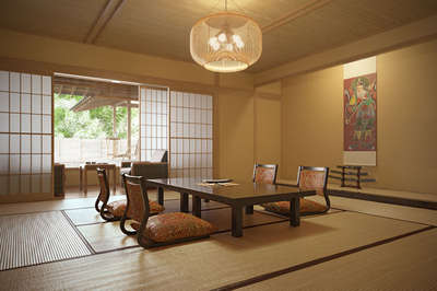 Ceiling, Dining, Furniture, Table, Home Decor Designs by Service Provider Dizajnox Design Dreams, Indore | Kolo