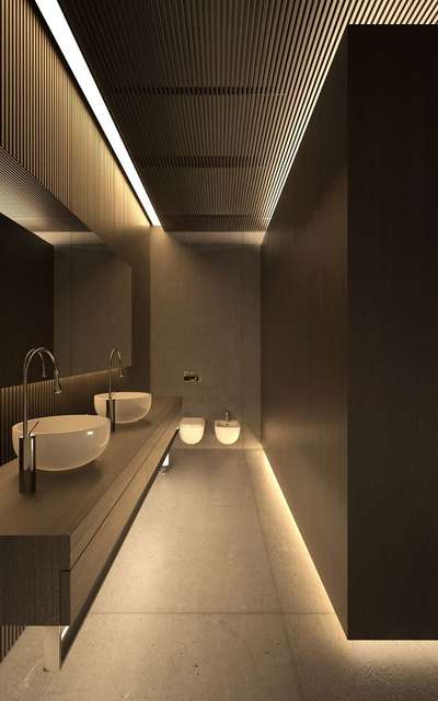 Ceiling, Lighting, Bathroom Designs by Architect Er Manoj Bhati, Jaipur | Kolo