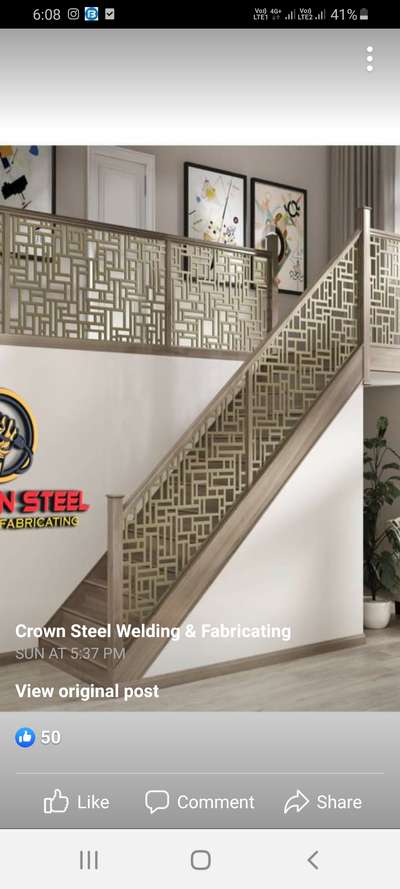 Staircase Designs by Fabrication & Welding Sajid Saifi, Gurugram | Kolo