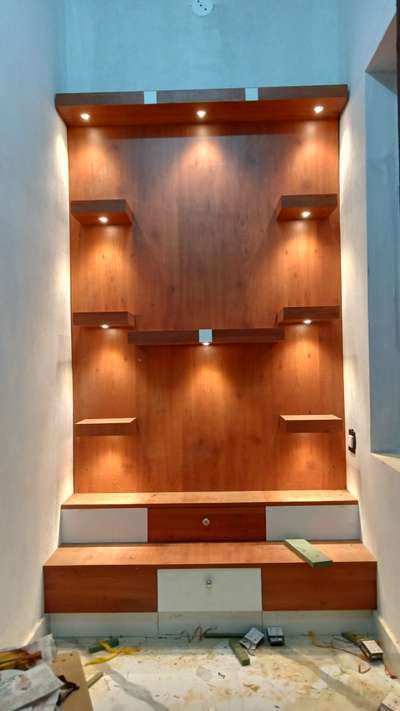 Lighting, Storage Designs by Carpenter Pradeep Kumar, Kollam | Kolo