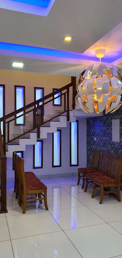 Furniture, Living, Staircase, Lighting, Home Decor Designs by Plumber shihab shihab mk, Thiruvananthapuram | Kolo