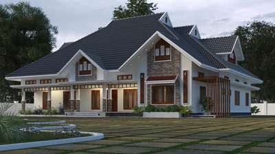 Exterior Designs by 3D & CAD Sudhi s, Pathanamthitta | Kolo