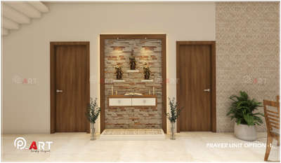 Lighting, Prayer Room, Storage Designs by Interior Designer Rahul Radhakrishnan, Thrissur | Kolo