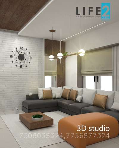 Furniture, Lighting, Living Designs by 3D & CAD Life  to Life interio , Thrissur | Kolo