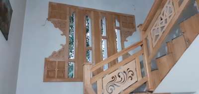 Staircase, Window Designs by Carpenter suresh kumar, Idukki | Kolo