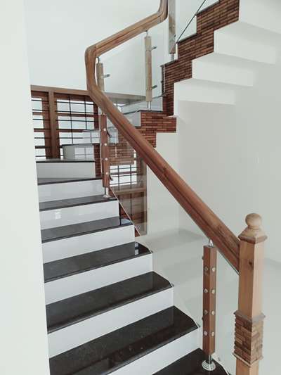 Staircase Designs by Carpenter prasad prasad, Kollam | Kolo