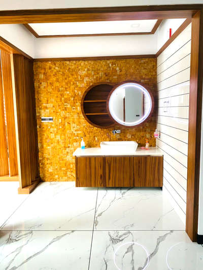 Flooring, Dining, Storage, Wall Designs by Contractor Noby Antony, Ernakulam | Kolo