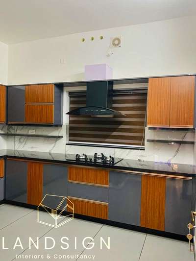 Kitchen, Storage Designs by Interior Designer Landsign Interiors and Consultancy, Kollam | Kolo