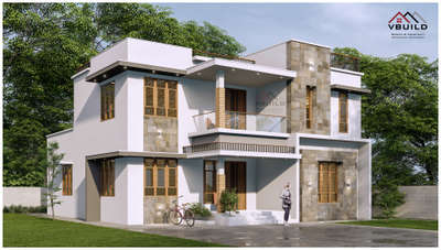Exterior Designs by Civil Engineer Anoop C, Kozhikode | Kolo