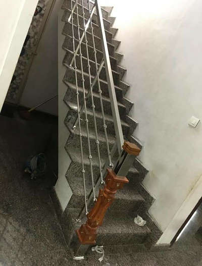 Staircase Designs by Fabrication & Welding Vengayil  Rajan, Kasaragod | Kolo