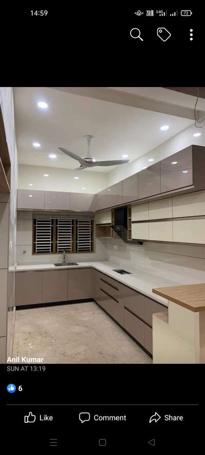 Kitchen, Lighting, Storage Designs by Carpenter Naresh Sharma Naresh, Delhi | Kolo