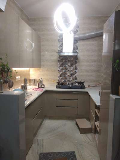 Kitchen, Lighting, Storage Designs by Contractor Ahemad  saifi, Delhi | Kolo