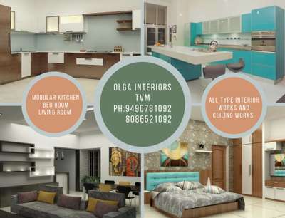 Kitchen, Furniture, Bedroom, Living Designs by Interior Designer Arun  k, Thiruvananthapuram | Kolo