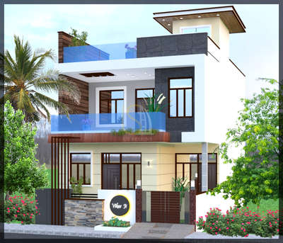 Exterior Designs by Civil Engineer Ujwal Jangid, Ajmer | Kolo