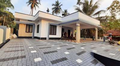 Exterior, Flooring Designs by Civil Engineer Thararaj Babu, Kozhikode | Kolo