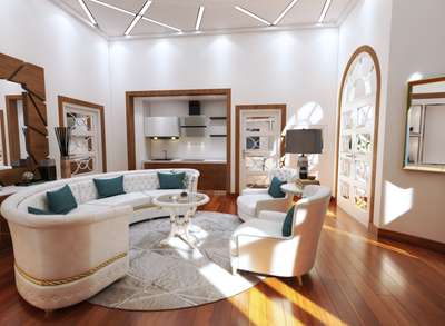 Living, Furniture, Table, Lighting Designs by Interior Designer shahaf shamsudheen , Thrissur | Kolo