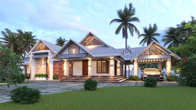 Exterior, Lighting Designs by Service Provider Mohans interiors and developers Pvt Ltd, Udupi | Kolo
