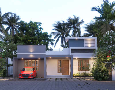 Exterior, Lighting Designs by Service Provider Mohans interiors and developers Pvt Ltd, Udupi | Kolo