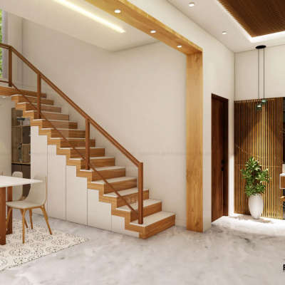 Staircase Designs by Interior Designer RAYANCo INTERIORS  BUILDERS, Malappuram | Kolo