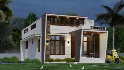 Exterior, Lighting Designs by 3D & CAD QueenB Designs, Thrissur | Kolo