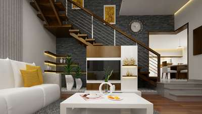 Furniture, Living, Storage, Table, Staircase Designs by Architect kmr Rakesh, Ernakulam | Kolo