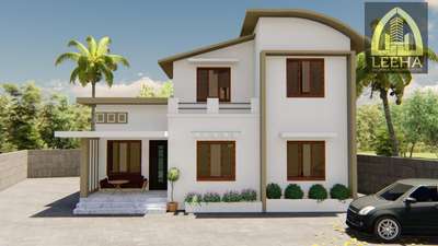 Exterior Designs by Civil Engineer Reshma U, Kannur | Kolo