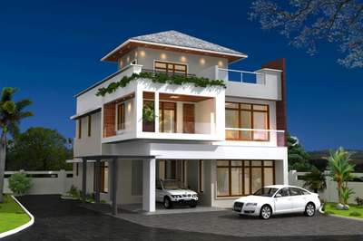 Exterior Designs by Architect Abhilash  K Sidharthan, Ernakulam | Kolo