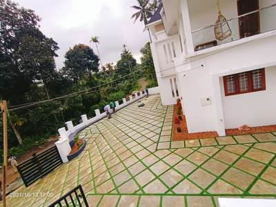 Flooring Designs by Gardening & Landscaping veeyem  naturals , Kottayam | Kolo