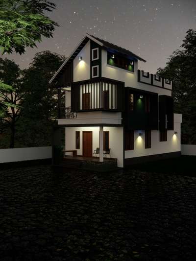 Exterior, Lighting Designs by Contractor Sajeevkannampally Kannampally, Kottayam | Kolo