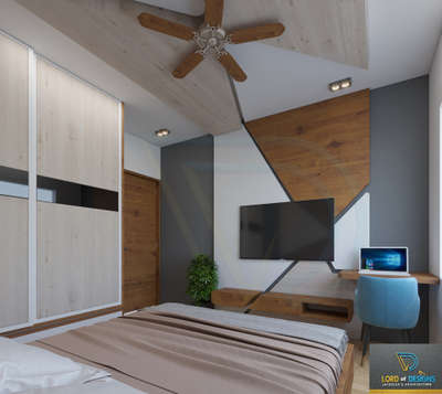 Ceiling, Furniture, Storage, Bedroom Designs by Interior Designer Lord of Designs, Jaipur | Kolo