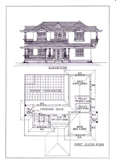 Plans Designs by Architect Dr SUNU BHASKARAN, Pathanamthitta | Kolo
