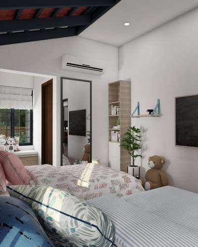 Bedroom Designs by Interior Designer Ansal Ebrahim, Idukki | Kolo