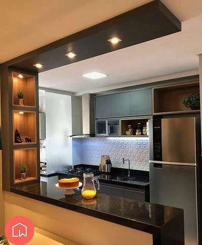 Kitchen, Lighting, Storage Designs by Interior Designer Sandeep verma, Delhi | Kolo