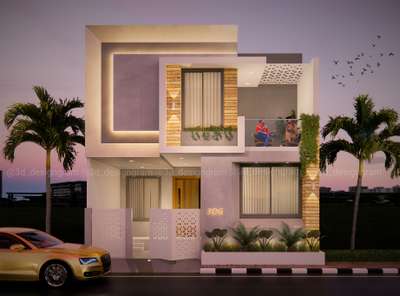Exterior, Lighting Designs by Civil Engineer 3Ddesigngram , Indore | Kolo