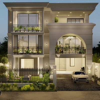 Exterior, Lighting Designs by Architect MRK STRUCTURAL  CONSULTANT , Jaipur | Kolo