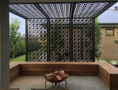 Outdoor Designs by Contractor fibrosteel interiors, Delhi | Kolo